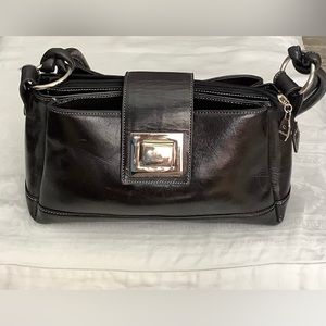 Chabeli Black Leather Handbag